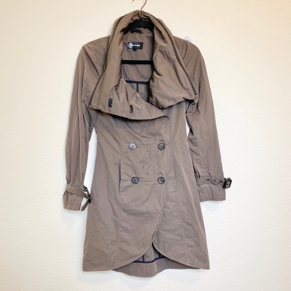 Mackage Malka Trench Coat Double Breasted XS - Picture 3 of 8